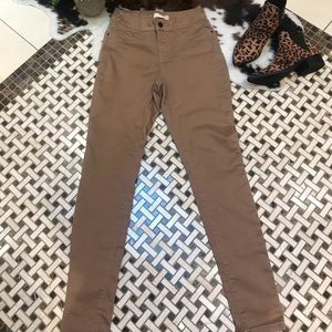 Brown chino style denim pant